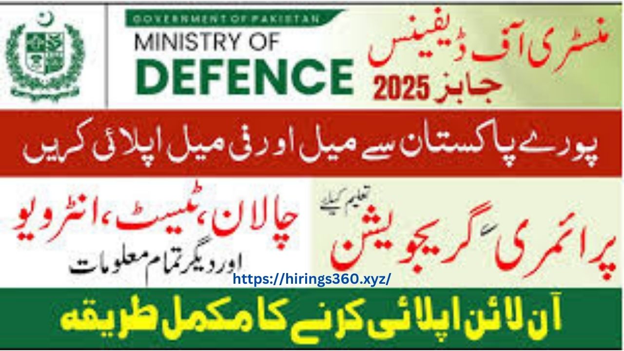 Latest Ministry of Defence Jobs 2025 | Hirings360